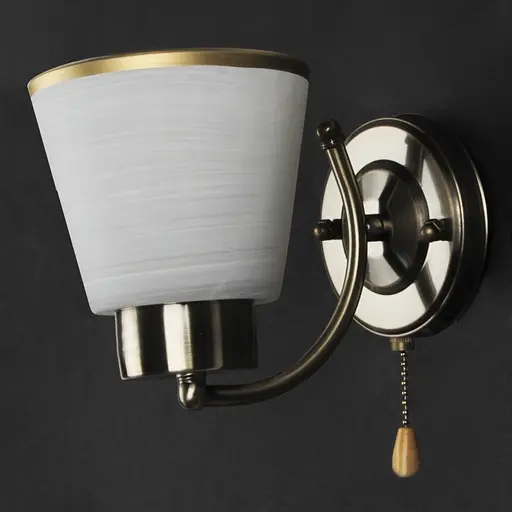 Бра Brille LK-524W/1 настенное накладное с выключателем классическое E27 - фото 5