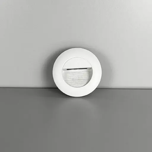 Світильник для сходів у білому корпусі Ø 8 см | Line F | Арт. 10010 WT - фото 6