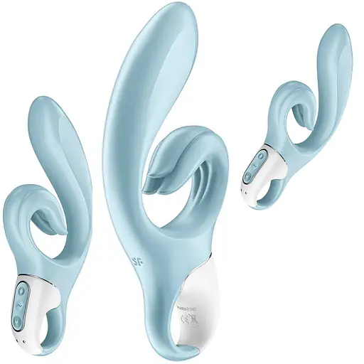 Вібратор-кролик Satisfyer Love Me 22 см блакитний - фото 8