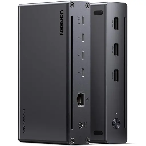 Док-станція Thunderbolt 4 --> 3xTh.4/3xUSBA 3.2/RJ45 Gigabit/140W ARevodok Max 8-in-1 U708 Ugreen - фото 1