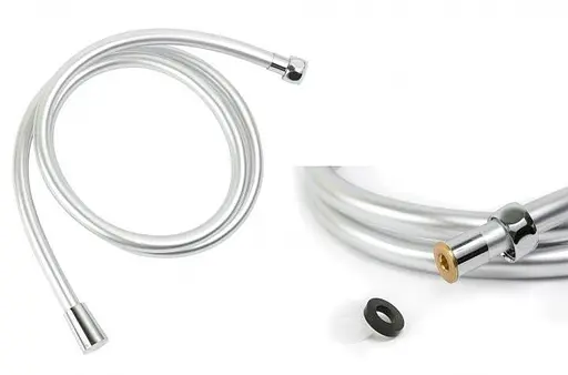 Шланг для душа Ango 1/2" силиконовый 150 см Серебристый 30412 - фото 2