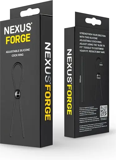 Ерекційне кільце Nexus Forge Single Adjustable Lasso Black - фото 6