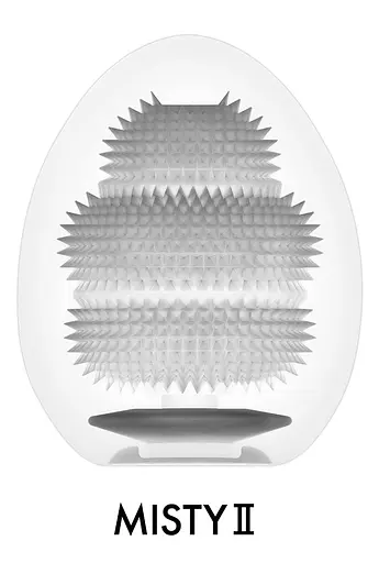 Мастурбатор яйцо Tenga Egg Hard Boiled Misty II белый - фото 4