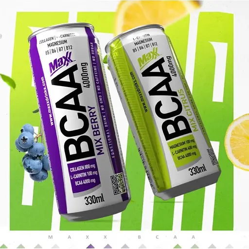 Набор: напиток Caste BCAA Vitamin Drink Микс ягод 330 мл + Микс цитрусовых 330 мл - фото 4