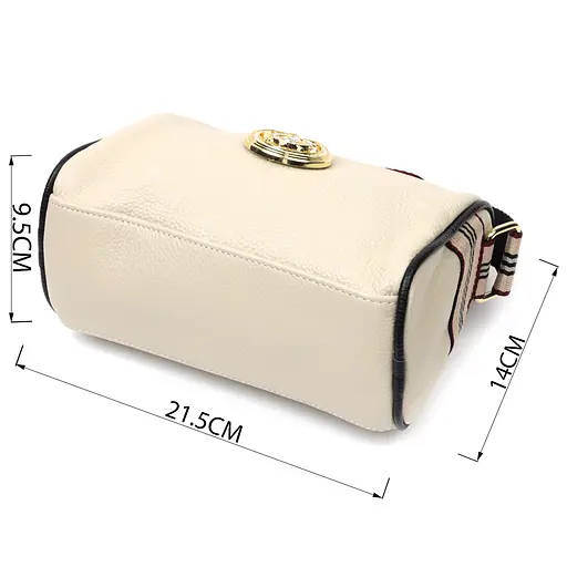 Сумка Vintage из натуральной кожи 21.5х14х9.5 см sum0029025 - фото 3