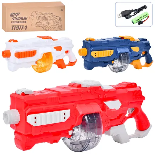 Водяний акумуляторний бластер, 36 см, USB-зарядка, YT977-1 (В асортименті) - фото 2