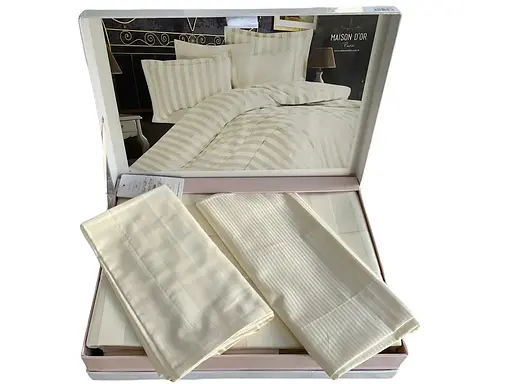 Постільна білизна Maison D’or Fous Ecru Сатин-Бамбук Maison D'or pbe0051903 - фото 2