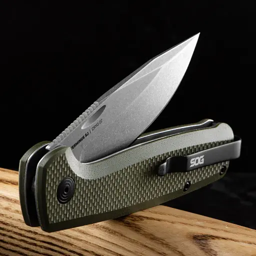 Нож SOG Terminus SJ OD Green - фото 7
