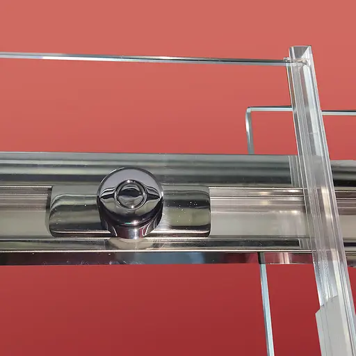 Двері в нішу Koer SR SD02-120x200-TR-01 прозоре скло Easy Clean 8 мм, хром KR5384, універсальні, прозорий, хром - фото 10