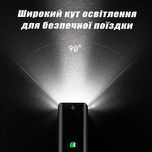 Велофара ROCKBROS RHL 1500 мощная аккумуляторная 1500 LUM - фото 7