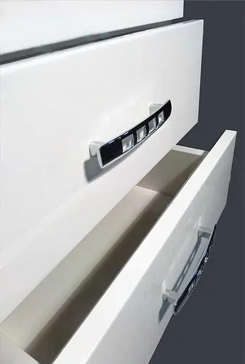 Пенал з кошиком для білизни ПіК Корфу правий ПК 40 см Білий 30412 - фото 4