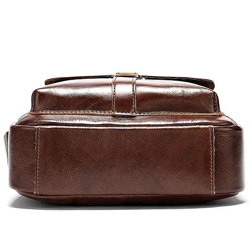 Чоловіча шкіряна сумка через плече Joynee 27х23х6 см sum0025719 - фото 5