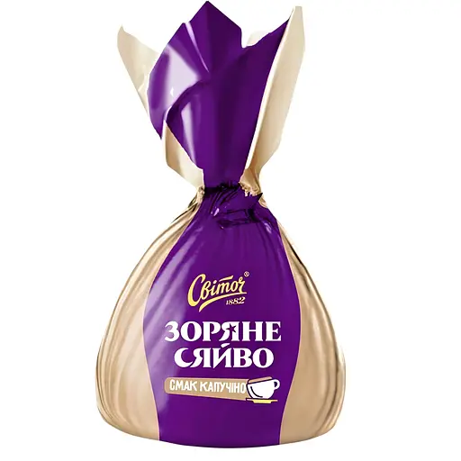 Конфеты Світоч Звездное сияние со вкусом капучино весовые 3 кг - фото 2