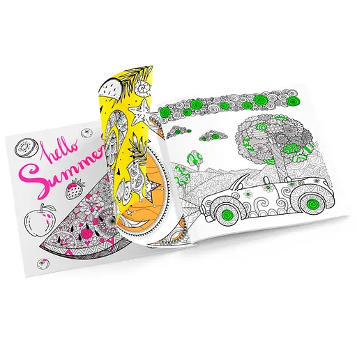 Раскраска антистресс "Color & relax neon" РМ-67-1, 24 страницы - фото 2