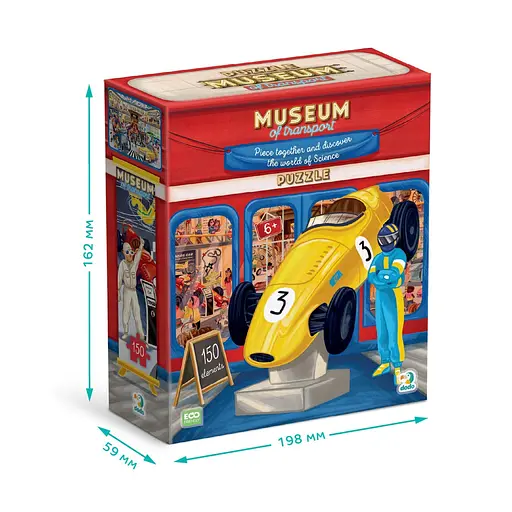Детский иммельпазл "Музей Транспорта" DoDo Toys 300640, 150 элементов - фото 5