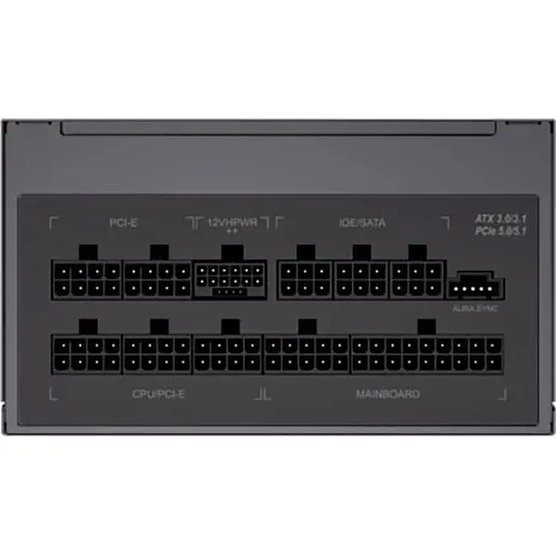 Блок живлення GameMax 1050W RGB1050 PRO (ATX3.03.1 PCIe5.0 (RGB1050 PRO (ATX3.03.1 PCIe5.0) - фото 5