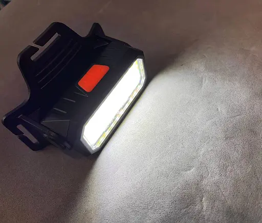 Фонарь налобный с красным и белым светом аккумуляторный X-Balog BL-5120 на голову Micro-USB 70 COB - фото 4