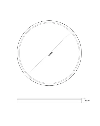 Світильник стельовий Zuma Line Bove LED 1x33W 3000K/4000K/5500K IP20 золотий - фото 2