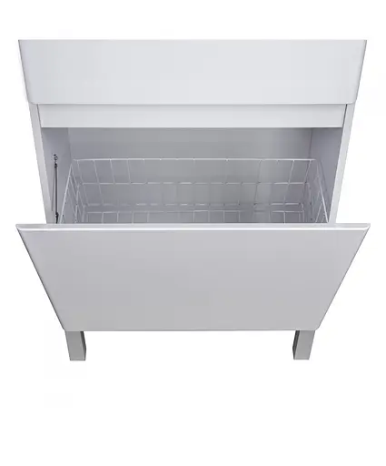 Пенал Мойдодир Палермо П-66-к білий підлоговий подвійний, Білий - фото 5