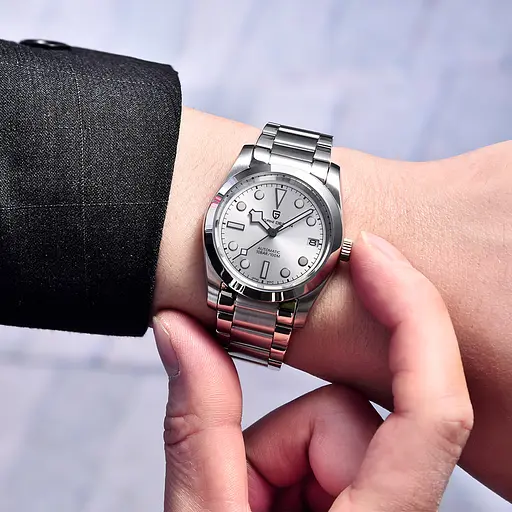 Годинник наручний чоловічий PD-1716 Срібний-Білий Pagani Design acs0031113 - фото 3