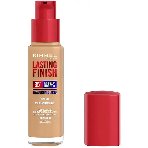 Тональная основа Rimmel Lasting Finish 35h тон 170 (Wheat) 30 мл - фото 2