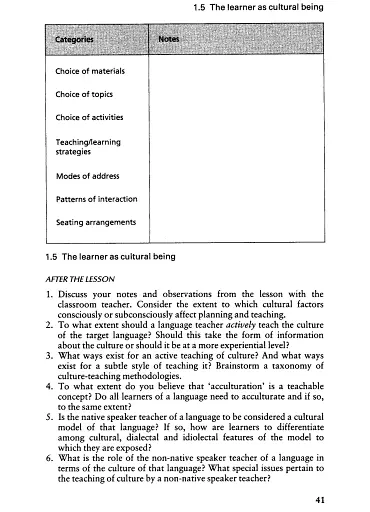 Classroom Observation Tasks. A Resource Book for Language Teachers and Trainers - фото 16