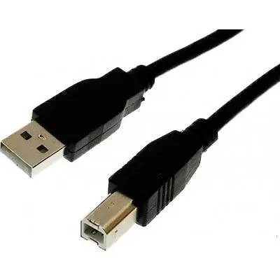 Кабель USB 2.0 AM - USB BM, 3 м, чорний, Cablexpert, феритовий фільтр (CCF-USB2-AMBM-10) - фото 1