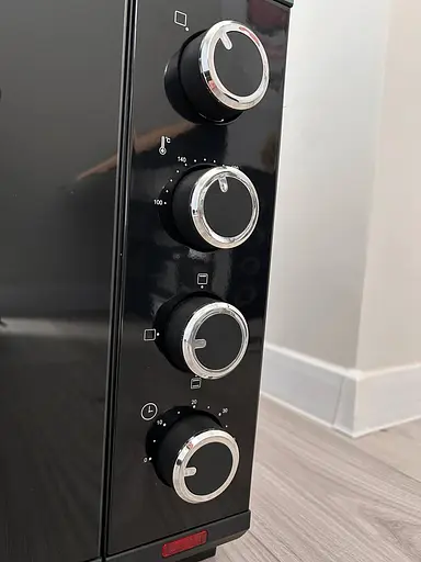 Духовка-гриль електрична для курей HOMELUX TG60B4-R 60L 2000W - фото 3