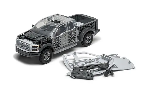 Конструктор Airfix автомобіль Ford F-150 Raptor Grey QUICKBUILD J6053 - фото 7