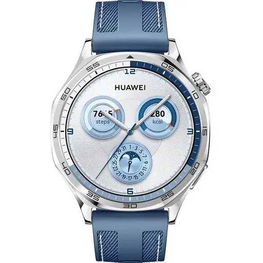 Smart Watch Huawei GT 5 46mm (VLI-B19) Blue (Woven Strap) UA - фото 1