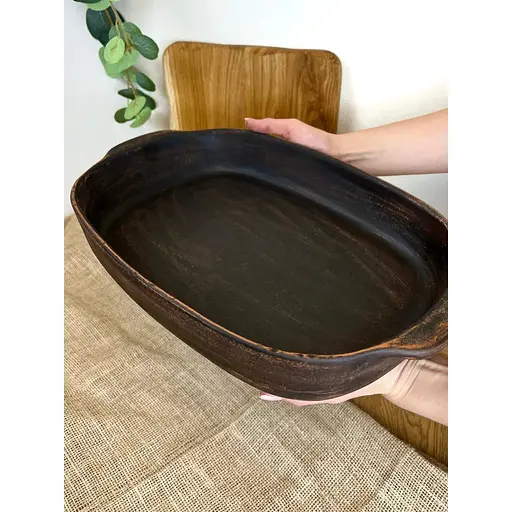 Деко для запекания керамическое (глиняное) Гладкое - фото 3