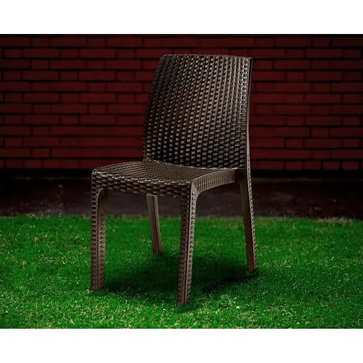 Стілець садовий пластиковий Bica Verona коричневий - фото 2