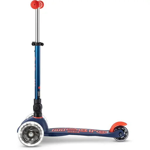 Самокат Micro Mini Deluxe Foldable LED Синій (MMD196) - фото 2