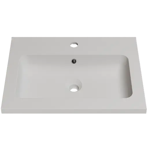 Раковина глянцева врізна Amidicon Rodeo 60 600x450 з литого каменю RODEO_60_HL, Білий - фото 10