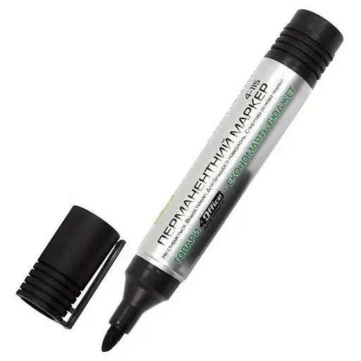 Маркер перманентный черный