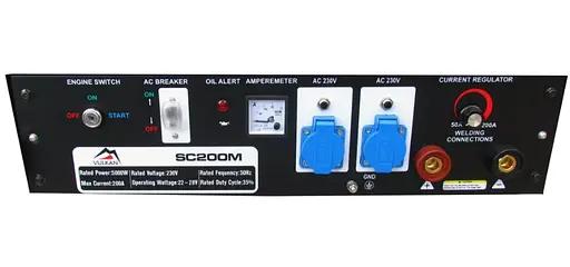 Генератор зварювальний 5 кВт Vulkan SC200M-2 5 кВт бензиновий (SC200М-ІІ) - фото 2