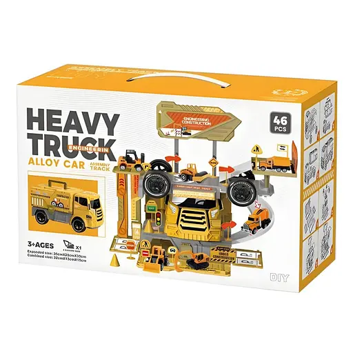 Трек 6661, 2 в 1, вантажівка + трек, 46 елементів - фото 4