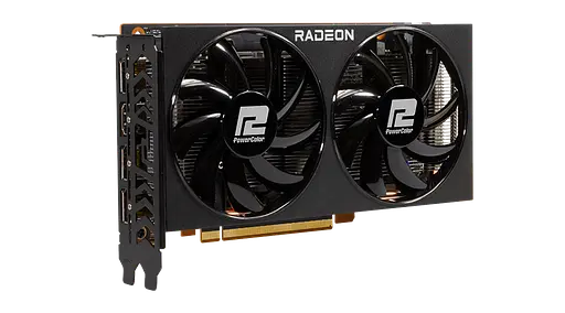 Видеокарта AMD Radeon RX 6600 XT 8GB PowerColor Fighter (AXRX 6600 8GBD6-3DH) Б/У - фото 3