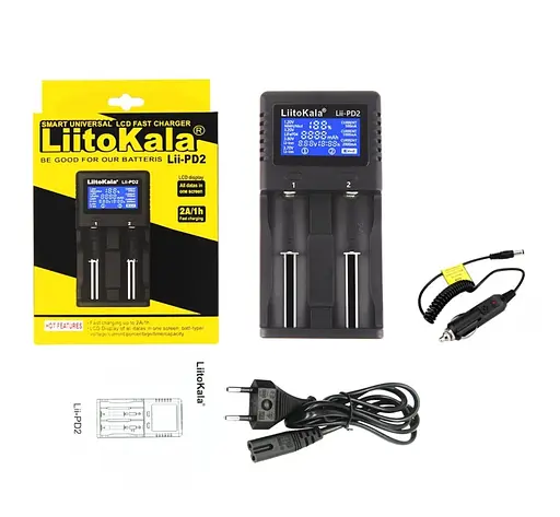 Универсальное заряднoe устройство Liitokala lii-PD2 (на 2 канала) - фото 5