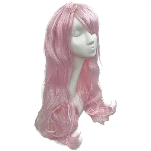 Парик розовый матовый - фото 2