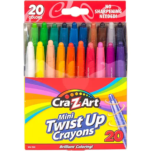 Олівці кольорові Cra-Z-Art Mini Twist Up 20 шт. (10253CRA) - фото 2