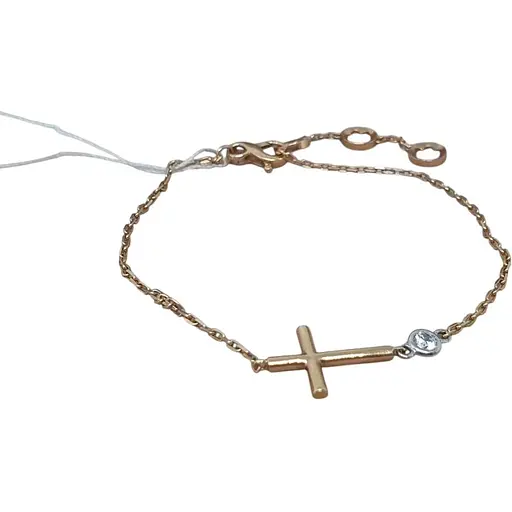 Золотой браслет Харьковская ювелирная фабрика Харьковская ювелирная фабрика с фианитом. 700151\2-Бр