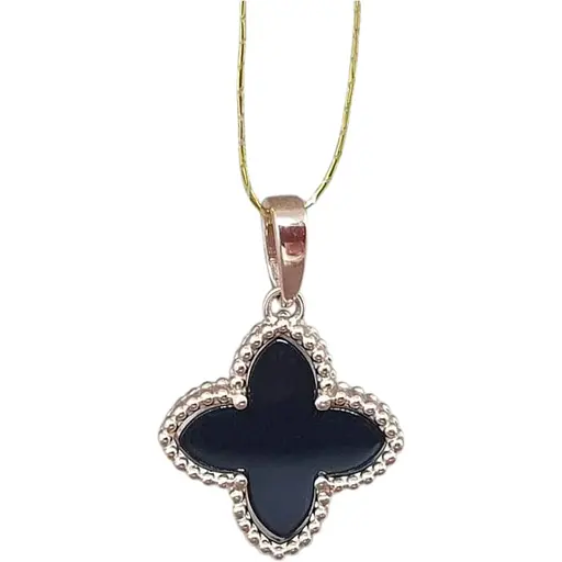 Золота підвіска Платон Конюшина з агатом. 1П182/67Б