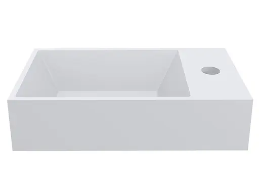 Умивальник Miraggio Copper 400 mirasoft 0001066, Білий матовий - фото 3