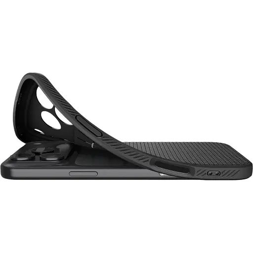 Чохол Spigen Liquid Air для Apple iPhone 17 Pro Matte Black (ACS10331) [146847] - фото 8