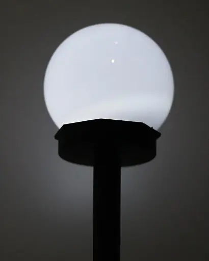 Вуличний світильник на сонячній батареї Goldlux 304711 Ball LED 6500K IP44 чорний - фото 3