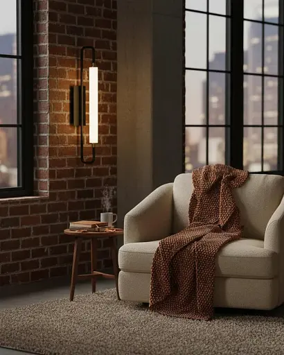 Бра, настінний світильник Goldlux 333995 Felicja LED 1x14W 4000K 2200Lm IP20 чорний - фото 2