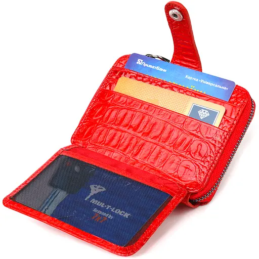 Женский кожаный кошелек Canpellini 10.8х8.5х2 см acs0025068 - фото 4