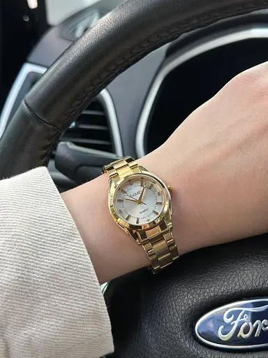 Жіночий годинник Skmei 1620 Gold Steel - фото 4