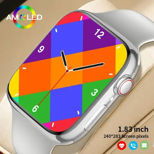 Смарт-годинник Lige BW0445 з силіконовим ремінцем White (17794) - фото 2